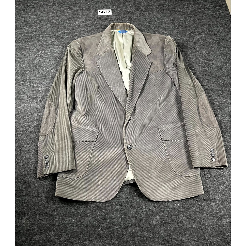 Pendleton Elbow Patches High Grade Western Woke Blazer Jacket Mens 46